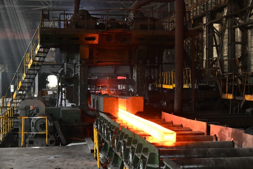 Steel bar production line