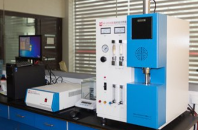 Infrared carbon and sulfur analyzer